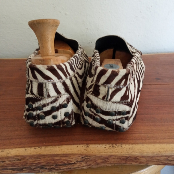 Tod's pony hair mocassins,zebra pattern - Picture 5 of 14